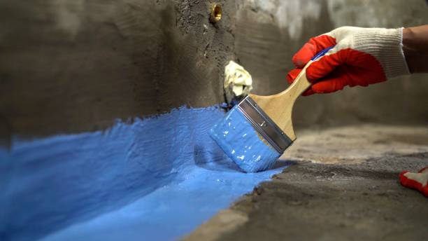 Crawl space vapor barrier installation in Alexandria, OH